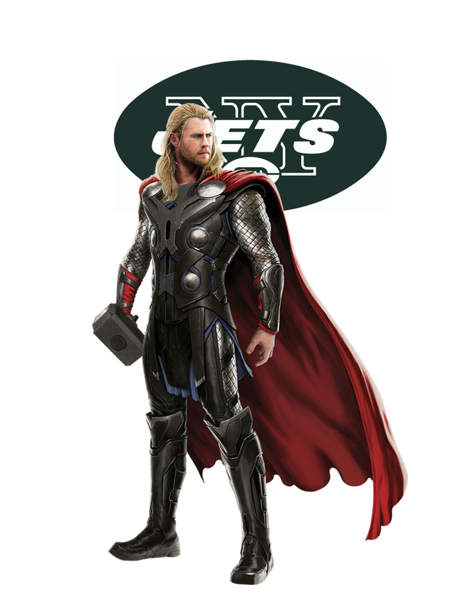 New York Jets Thor Logo vinyl decal